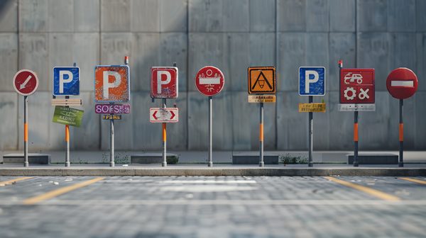 Panneaux de stationnement : les différents types proposés sur le marché